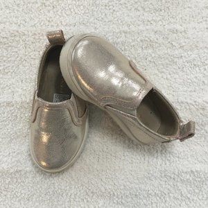 Freshly Picked platinum slip on sneaker